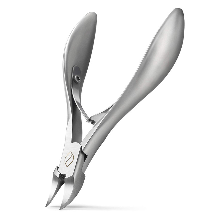 FERYES Toenail Clippers for Thick Ingrown Toenails Large Handle Toenail Cutters Ingrown Tools 4R14 Stainless Steel Nail