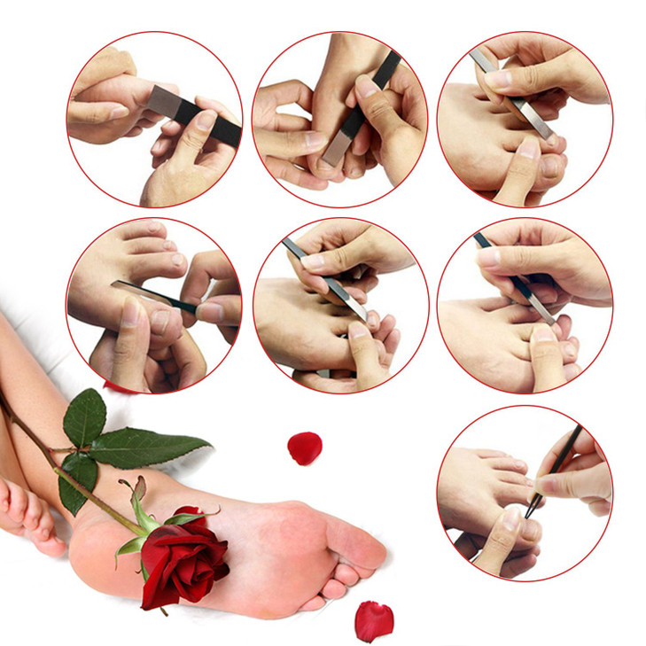 Pedicure Knife Set for Feet Segbeauty 7pcs Ingrown Toenail Blade Tool with Storage Bag High Manganese Steel Nail Knives