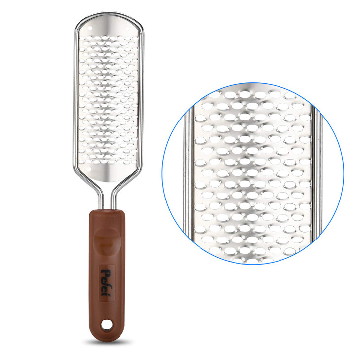 Professional Pedicure Foot File Colossal Stainless Steel Detachable Foot Scrubber Hard Skin Removers Pedicure Rasp for W