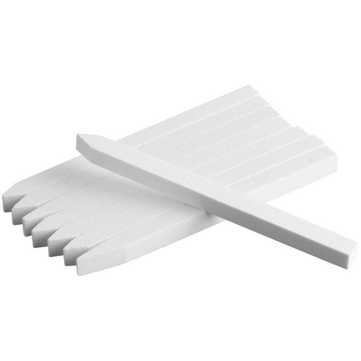 18 Pcs Nail File Pumice Stone Cuticle Pusher Nail Art Pedicure Manicure Tools White