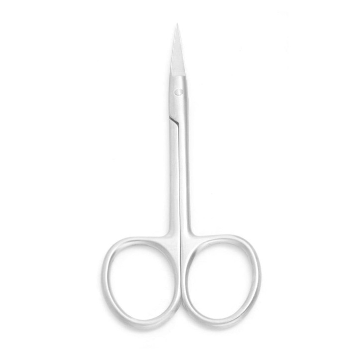 Motanar Cuticle Nail Scissors Stainless Steel Precision Manicure Scissor Extra Pointed Straight Curved Fingernail Scisso