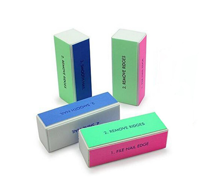 10PCS Professional 4 Ways Nail Buffing Block Manicure Pedicure Tool Emery Board Nail Art Care Buffing Buffer Sanding Fil