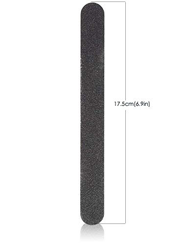 Nail File 57ct 100180 Grit Emery Board Filer for AcrylicNatural Fingernail