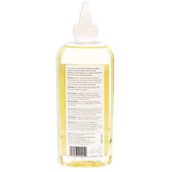 Cuccio Naturale Revitalizing Cuticle Oil Hydrating Oil For Repaired Cuticles Overnight Remedy For Damaged Skin And Thin