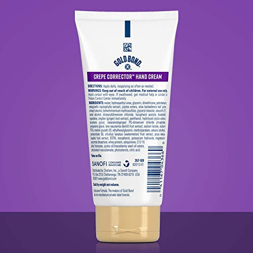 Gold Bond Age Renew Crepe Corrector Hand Cream Replenishing Smoothing Formula 3 oz