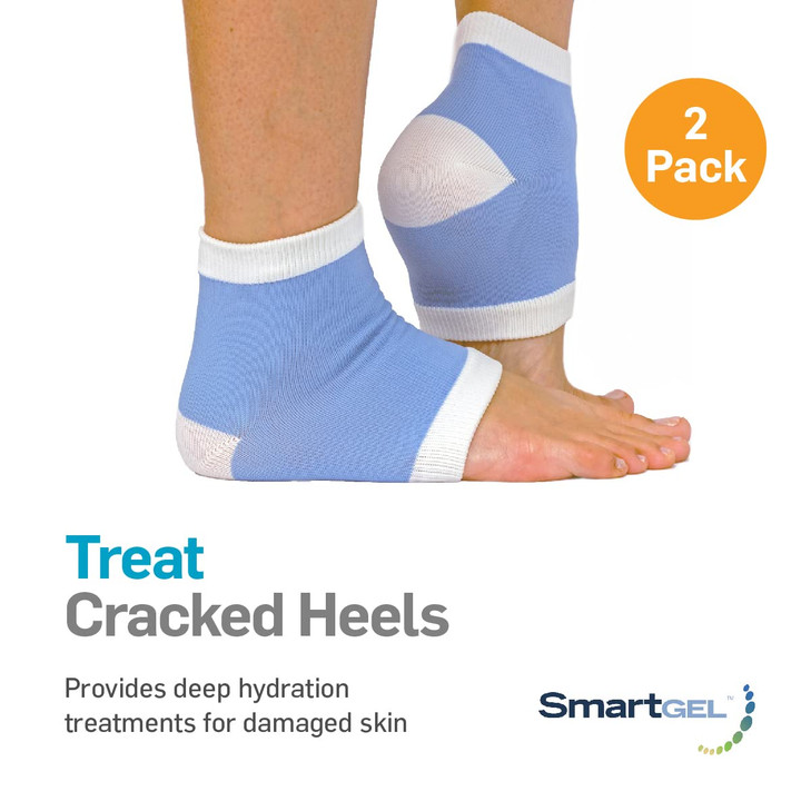 NatraCure Intensive Moisturizing Gel Heel Sleeves 2 Pairs 1325M RET 2PK