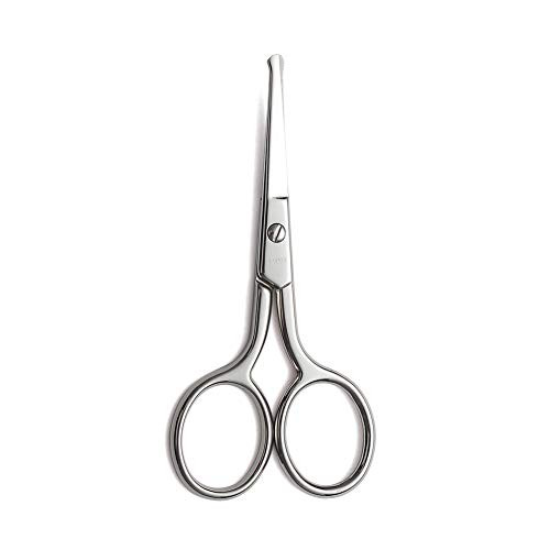 LIVINGO Premium Manicure Rounded Tip Scissors Multipurpose Stainless Steel Cuticle Pedicure Beauty Grooming Kit for Nail