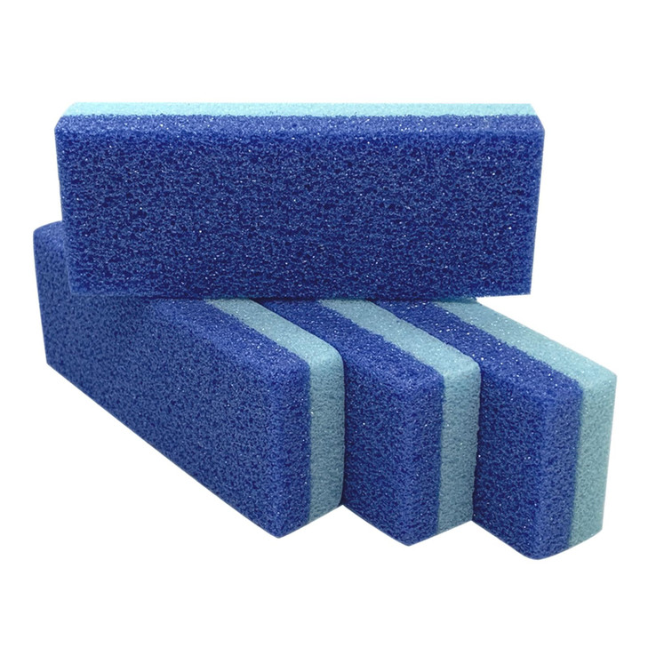 Maryton Foot Pumice Stone for Feet Hard Skin Callus Remover and Scrubber Pack of 4 Blue