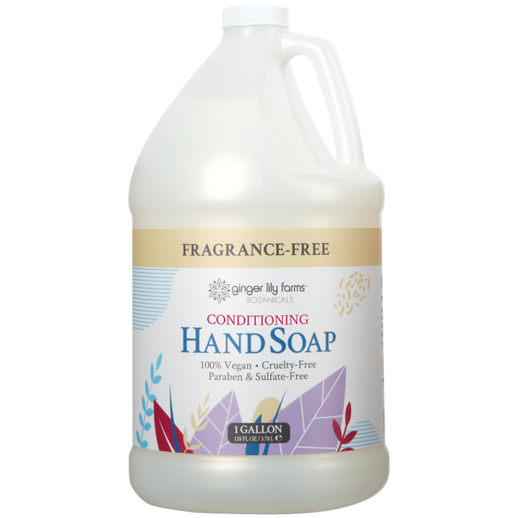 Ginger Lily Farms Botanicals AllPurpose Liquid Hand Soap Refill Fragrance Free 100 Vegan CrueltyFree 1 Gallon