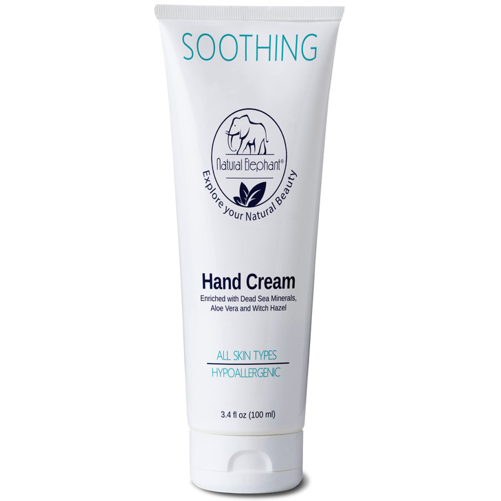 Natural Elephant Soothing Hand Cream with Dead Sea Minerals 34 fl oz 100ml