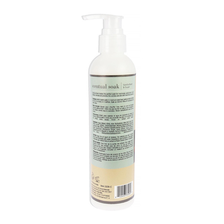 Cuccio Naturale Scentual Soak Creamy Liquid Wash for ManiPedi No Parabens Soften Cleanse and Hydrate Skin AntiAging Solu