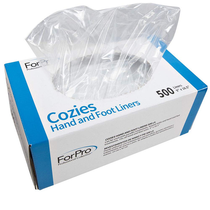 ForPro Professional Collection Cozies Hand and Foot Liners Paraffin Wax Liners for Hands and Feet Heated Mitts and Booti