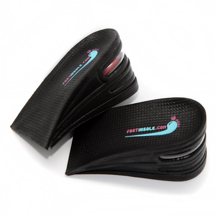 footinsole Air up Height Increase Elevator Shoe Insoles Heels Inserts for Men and Women 2 Layers 2 UP