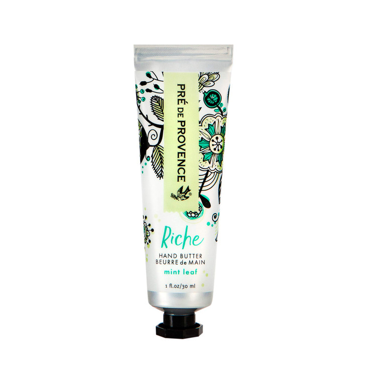 Pre de Provence Riche Collection Hand Butter Mint Leaf 1 Count Pack of 1