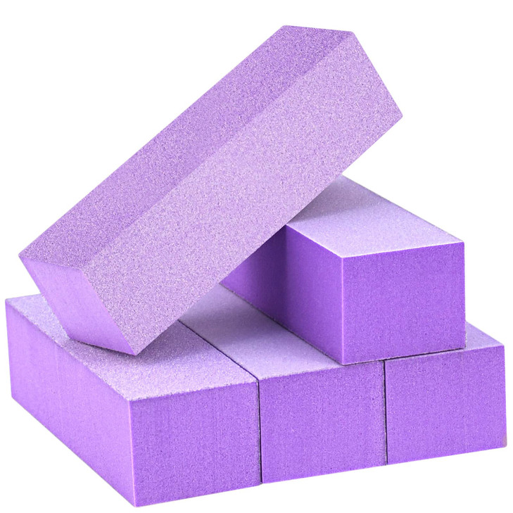 Maryton Nail Buffer Block MediumFine Grit 100180 Finishing Buffers for Acrylic Nails Gel Polish Nails 3 Way Professional