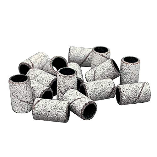 Karlash Professional Nail Sanding Bands Zebra Medium Grit File Free 2 Mandrel 1 Pack