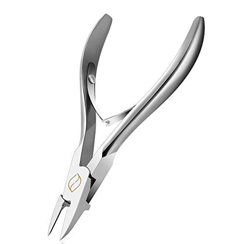 FERYES Toenail Clippers Straight Blade for Thick Toenails Nail Clippers for Thick and Ingrown Nails High Temperature For