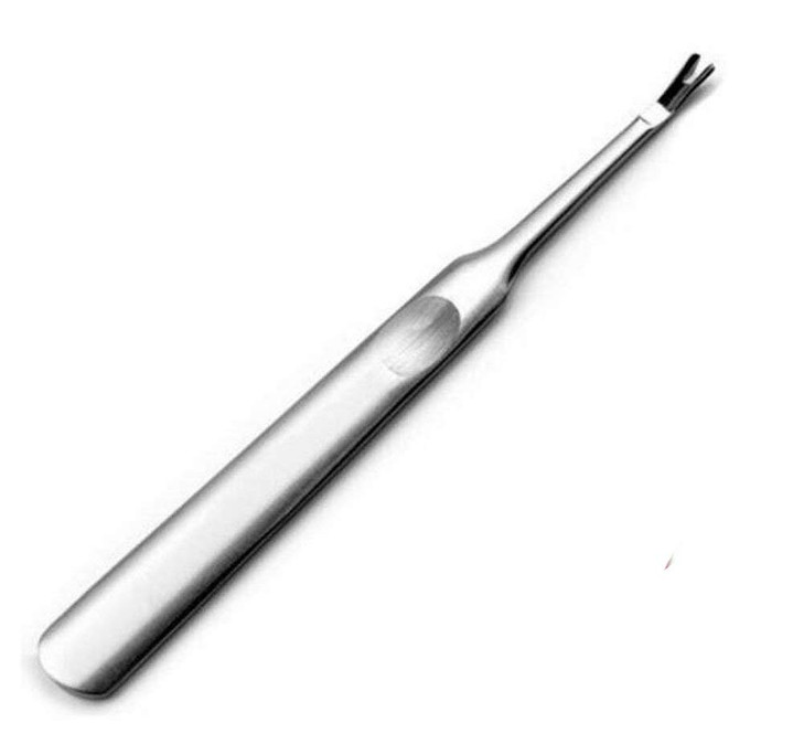 ericotry Professional Stainless Steel Cuticle Pusher Trimmer Hangnails Nails Cleaner Scissors Remover Nipper ClipperNail