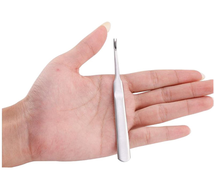 ericotry Professional Stainless Steel Cuticle Pusher Trimmer Hangnails Nails Cleaner Scissors Remover Nipper ClipperNail