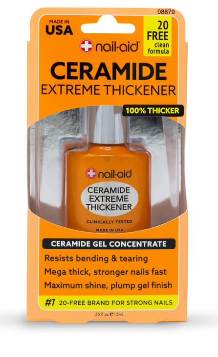 NAILAID Ceramide Extreme Thickener Gel Top Coat Clear 2 Count