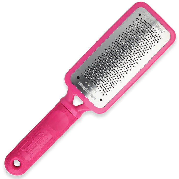 Microplane Colossal Foot File Scraper The Original Stainless Steel Foot Rasp Dead SkinCallus Remover for Feet Gentle Foo