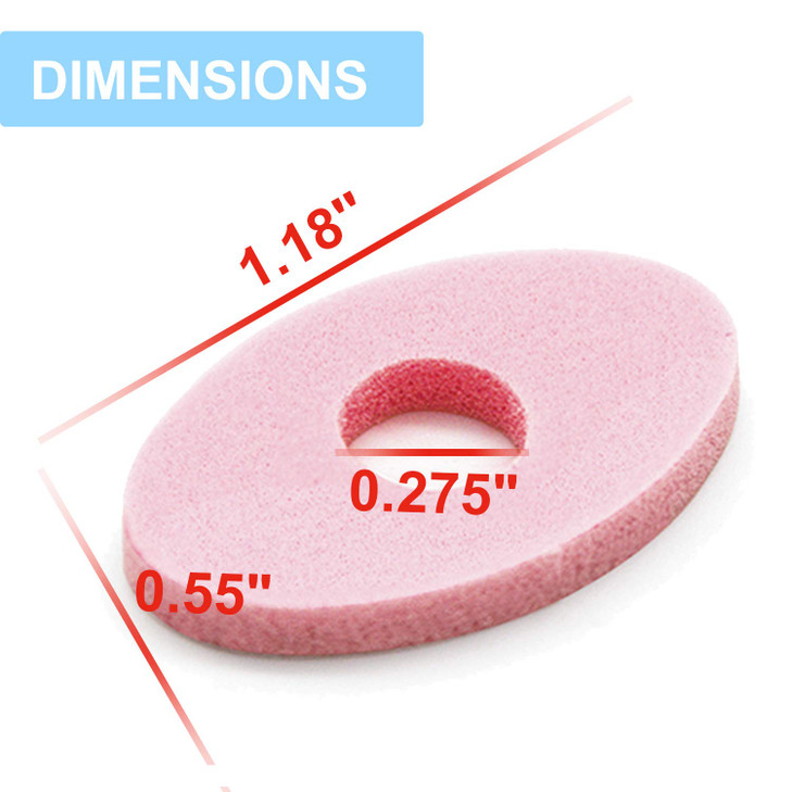 Welnove 135Pcs Oval Corn Cushion Pads Adhesive Corn Protectors for Corn Remove Relief Callus and Feet Sore