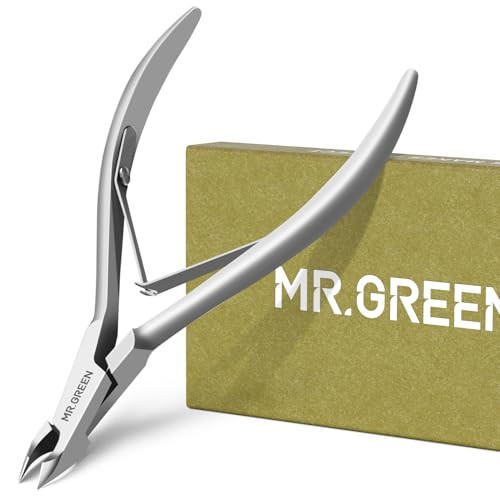 MRGREEN Cuticle Nippers Nail Manicure Scissors Cuticle Clippers Trimmer Dead Skin Remover Stainless Steel Cutters Beauty