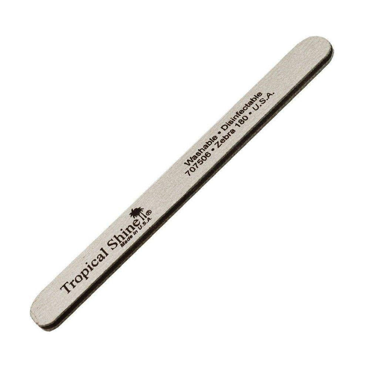 Tropical Shine Zebra Nail File 180180 Grit Fifty Pack