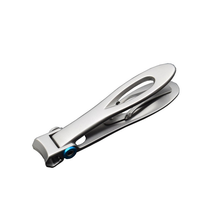 Motanar 15mm Wide Jaw Opening Deluxe Sturdy Stainless Steel Toenail Clippers for Thick Nails Gunblack Big Size Suitable