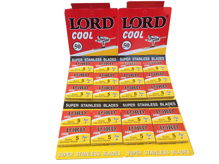 Lord Cool Double Edge Safety Razor Blades 100 blades 20x5
