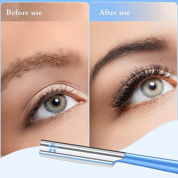 Women Facial Razor for Hair Removal Dermaplaning Tool Peach Fuzz Trimmer Fine Hair Remover Eyebrow Razors and Dermaplane
