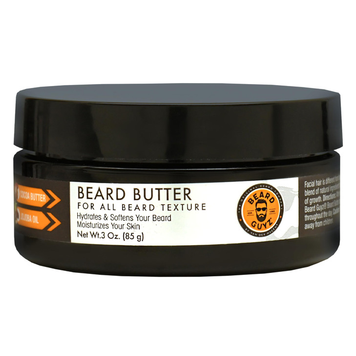 Beard Guyz Beard Butter Moisturizing Beard LeaveIn Conditioner and Softener for Men Tames Frizz Softens and Hydrates Fac