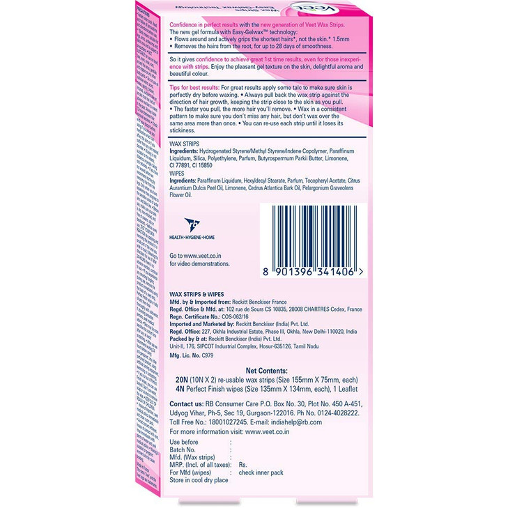 Veet Full Body Waxing Kit Normal Skin Pack of 1