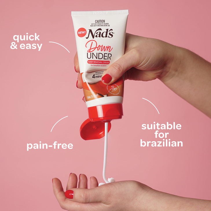 Nads Down Under Cream for Women Intimate Hair Removal Cream 150 ml