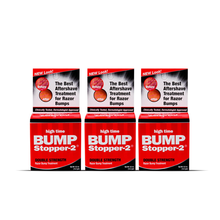 Bump Stopper 2 Double Strength Razor Bump Treatment Formulated to Relieve Razor Burn Eliminates Ingrown Hairs Aftershave
