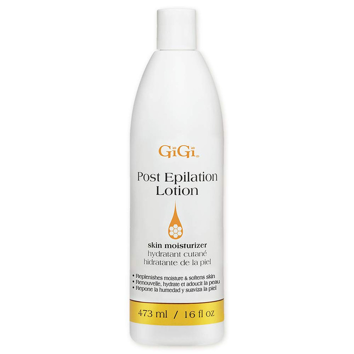 GiGi Post Waxing Lotion Soothing After Wax Care Treatment Moisturizing Post Epilation Care Hydrating Skin Softener 16 fl