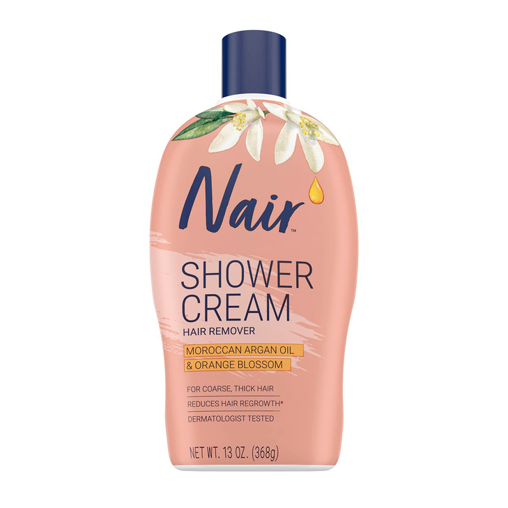 Nair Moroccan Argan Oil Shower Cream Hair Remover 130 oz