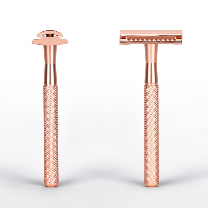 Safety Razor for Men and WomenAll Double Edge Razor Blades Lady Razor EcoFriendly Zero Waste Beauty EnvironmentallyRose