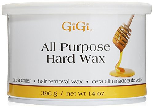 Gigi All Purpose Hard Wax for Hair Removal DIY AtHome Waxing Kit for Face Body 14 Oz