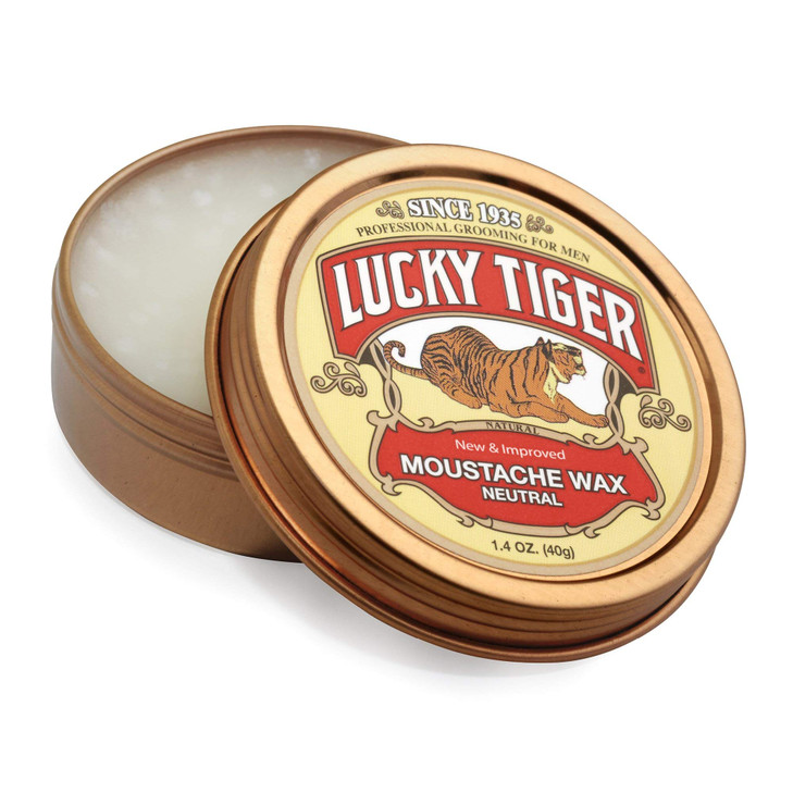 Lucky Tiger Mustache Wax Neutral 15 Ounce