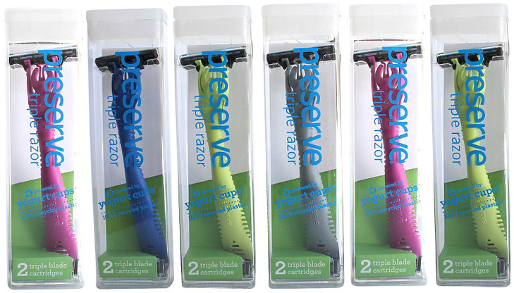 PRESERVE RAZOR TRIPLE SYSTEM 6CT 1 EA