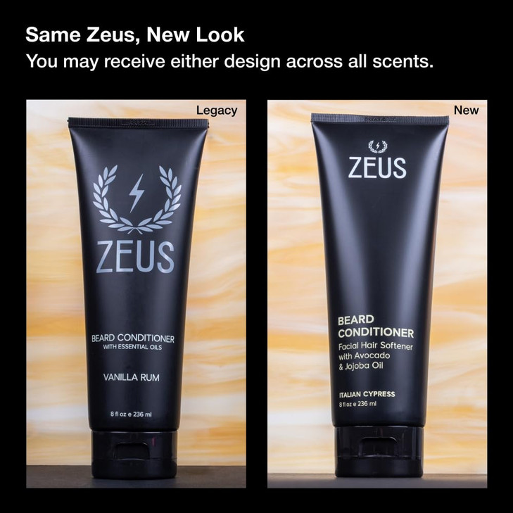 ZEUS Beard Conditioner Wash Cleansing Moisturizing Beard Wash with Green Tea Natural Ingredients to Soften Facial Hair M