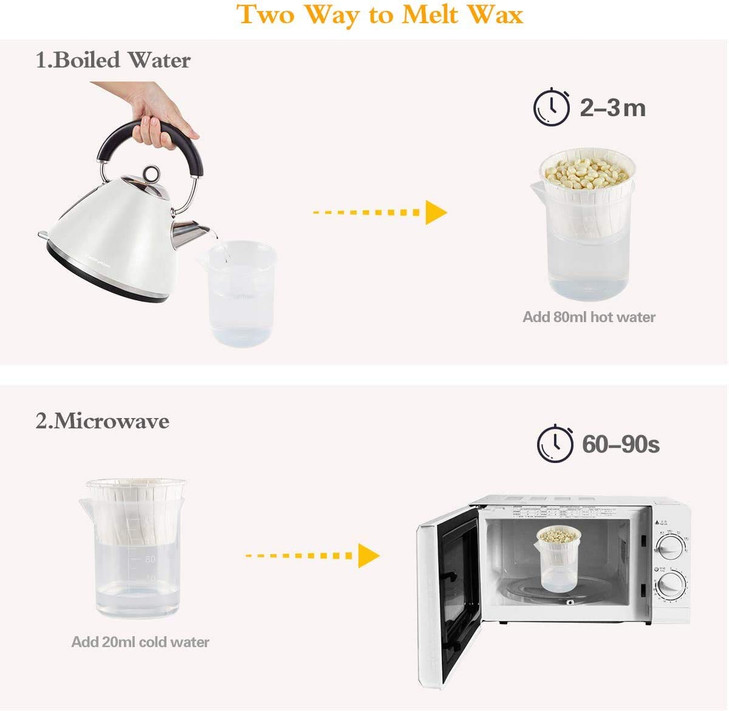 Wokaar Nose Wax Kit for Men Women 100g Wax 30 Applicators 1520 Uses Painless Nasal Ear Hair Removal Fast 3Min Removal Sa