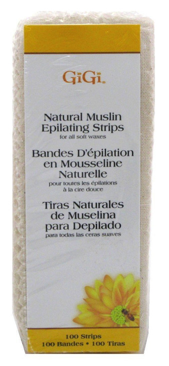 Gigi Strips Muslin Small 100 Count 3 Pack