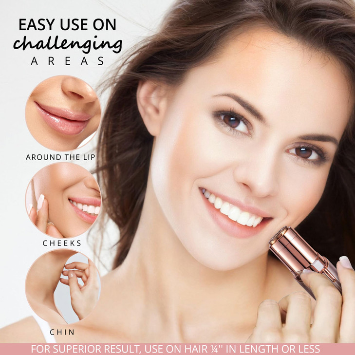 Facial Hair Removal for Women Electric Hair Removal Device Rechargeable Painless face Razor for Chin Upper Lip Peach Fuz