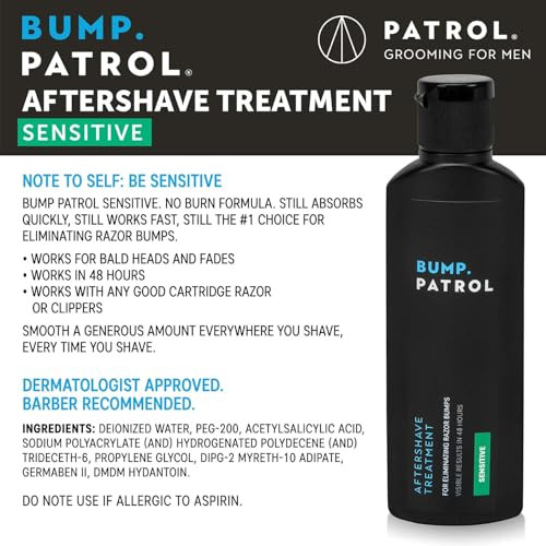 Bump Patrol Sensitive Strength Aftershave Formula Gentle After Shave Solution Eliminates Razor Bumps and Ingrown Hairs 2