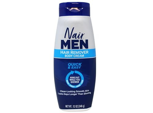 Nair Hair Remover for Men Hair Remover Body Cream 12 oz 2Pack