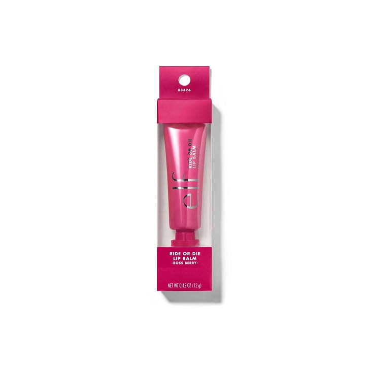 e.l.f. Ride or Die Lip Balm, Ultra-Hydrating Tinted Lip Balm, Infused with Jojoba Oil, Sheer Finish, Boss Berry, 0.42 Oz (12g) online at globaldelivered