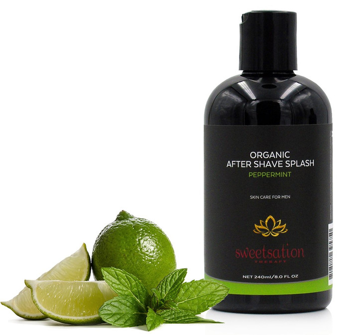 Sweetsation Therapy Organic After Shave Minty Splash 8oz