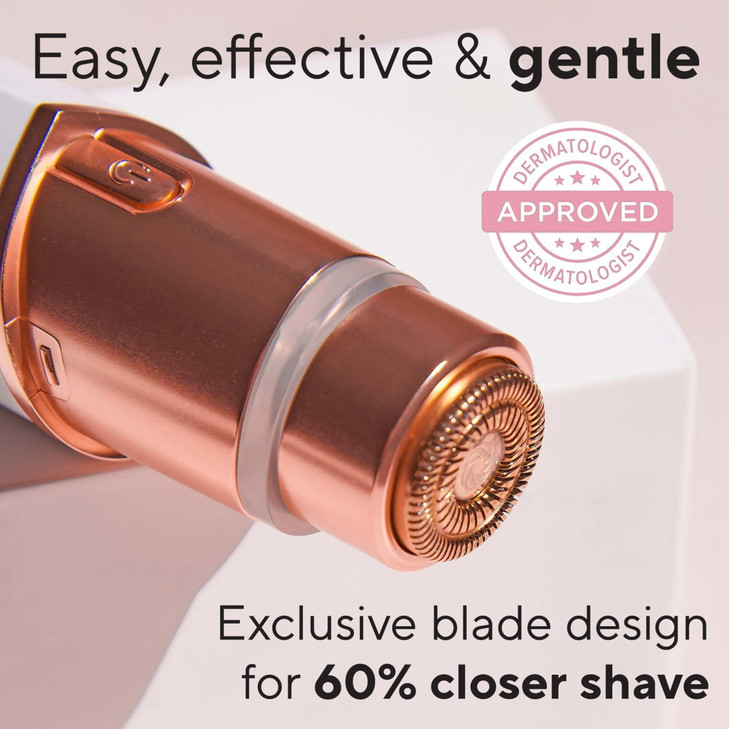 Flawless Finishing Touch Womens Painless Hair Remover White